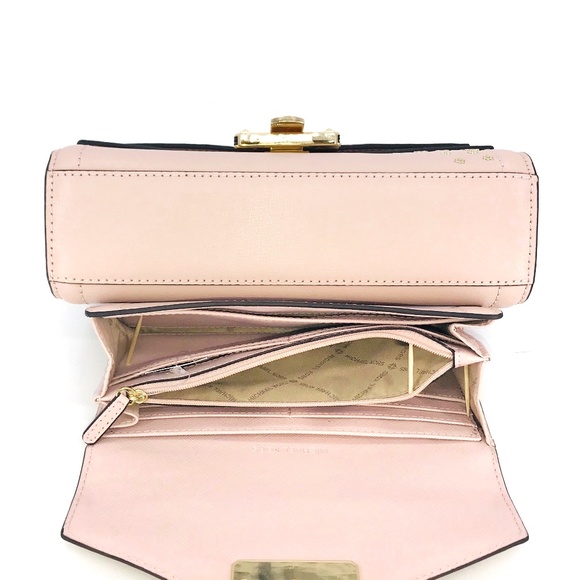 2PCS Michael Kors Kinsley Shoulder Flap Bag Wallet - Picture 5 of 8